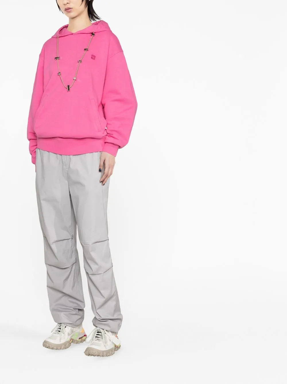 Toggle-Detail Cotton Hoodie