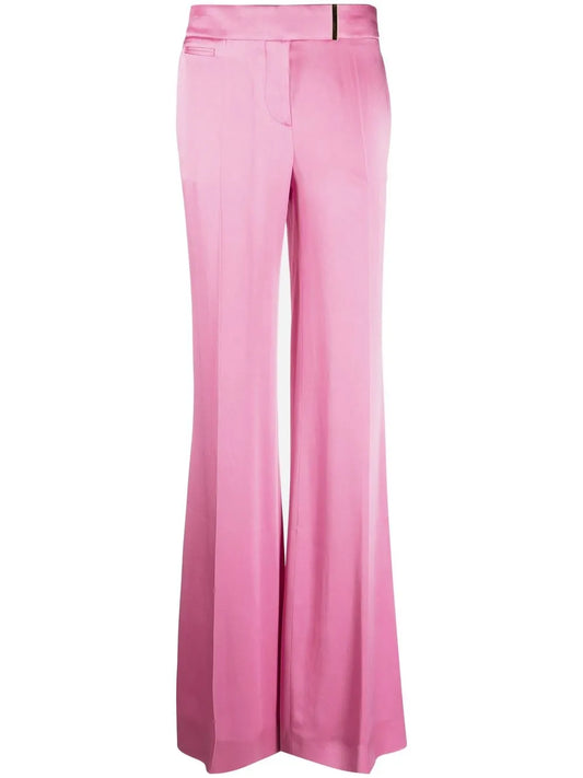 High-Waisted Wide-Leg Trousers