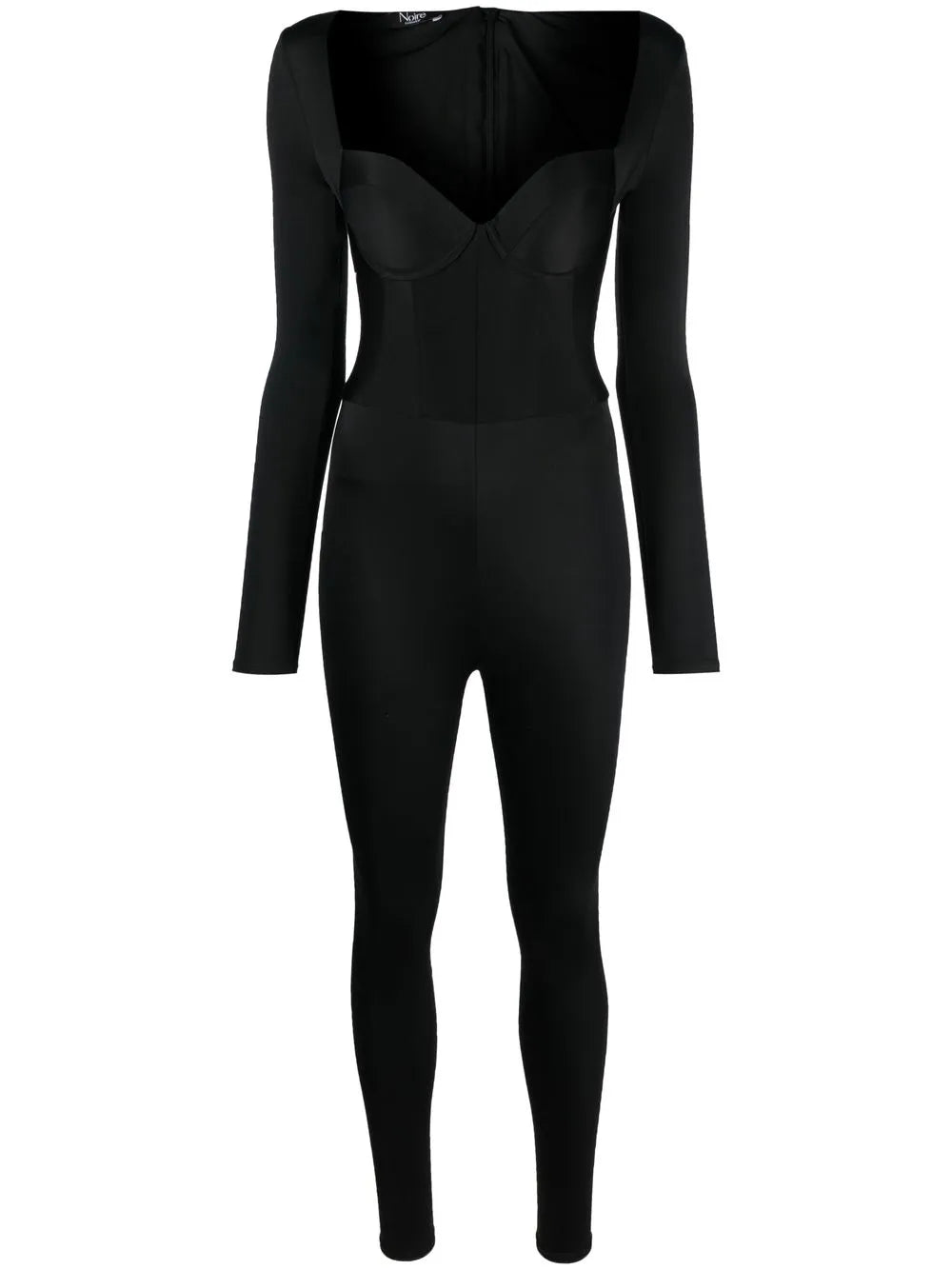 Sweetheart-Neck Stretch Jumpsuit