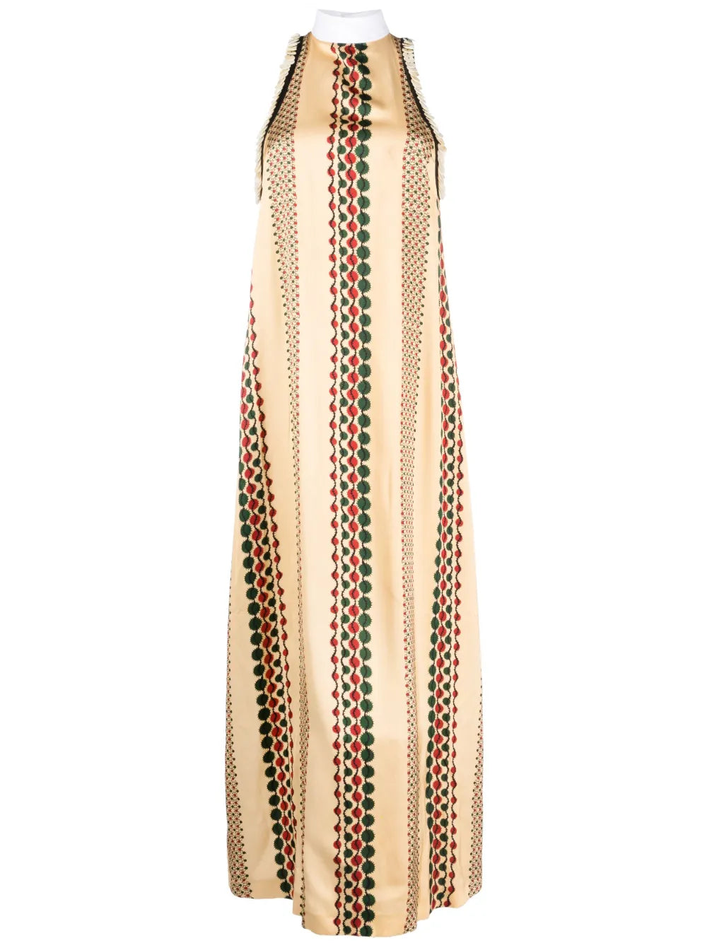 Pearl-Embellished Cotton Dress