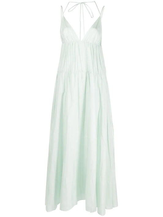 V-Neck Spaghetti-Strap Dress