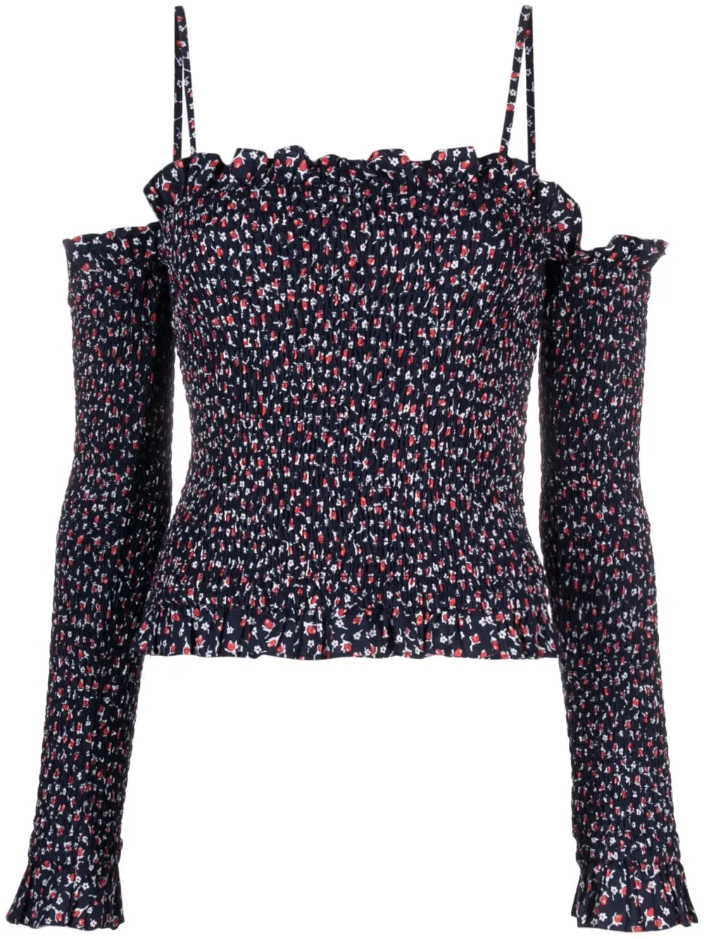 Floral-Print Off-Shoulder Top
