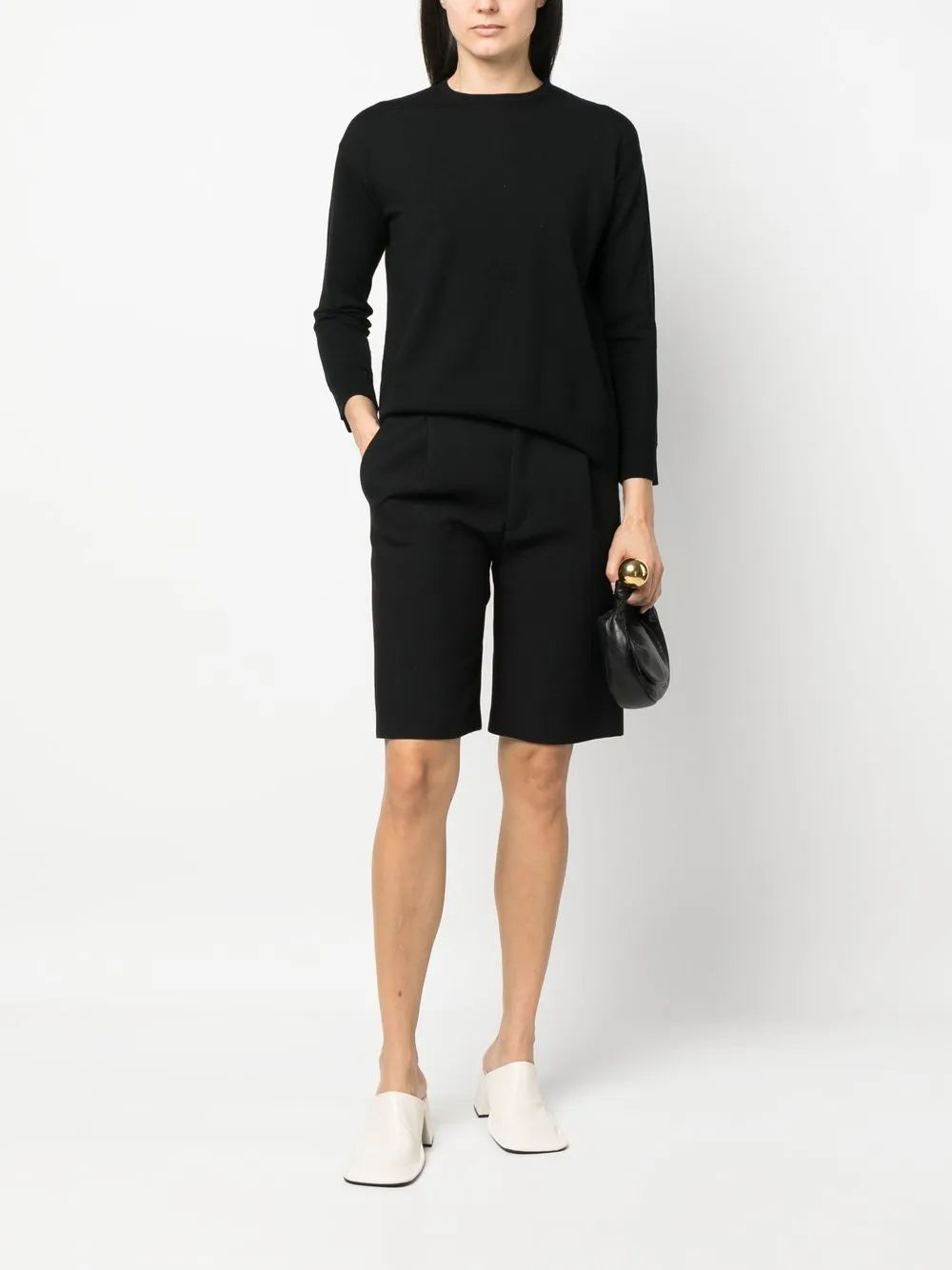 Long-Sleeve Knitted Jumper