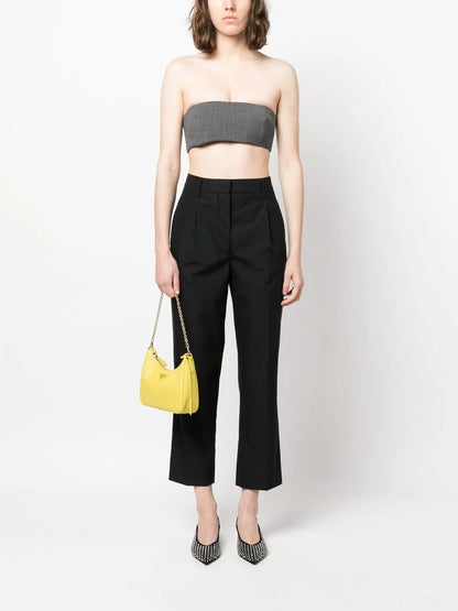 Cropped Tailored Trousers