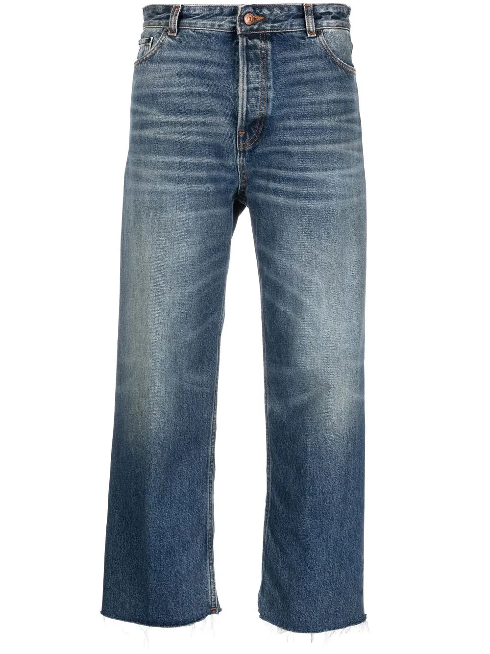 Straight-Leg Cropped Jeans