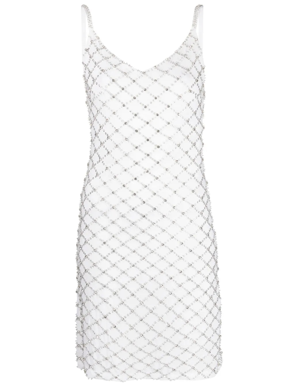 Crystal-Embellished Slip Dress