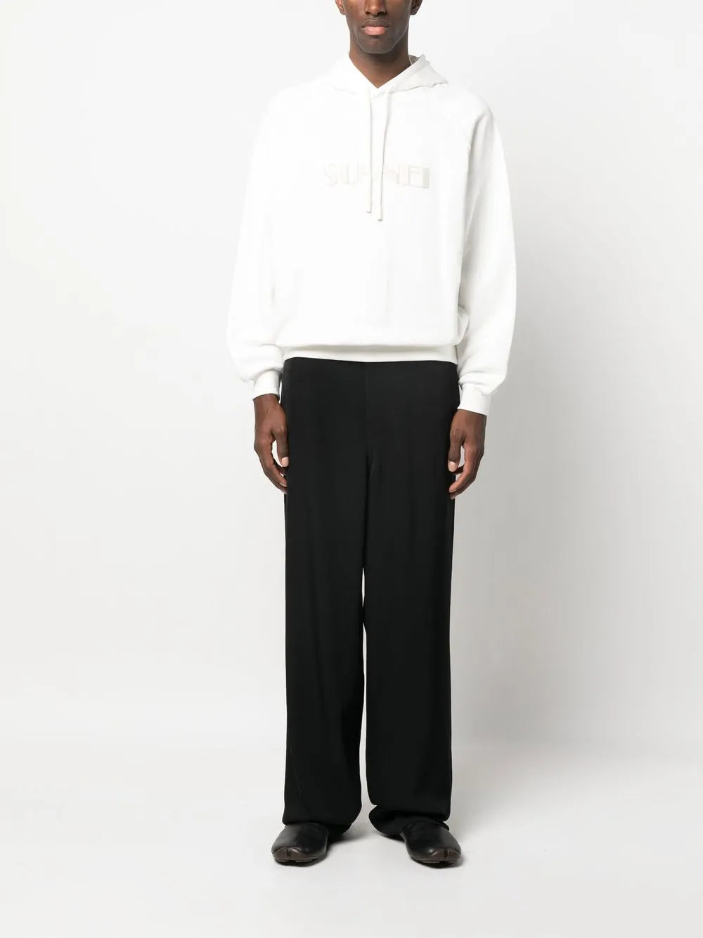 Logo-Embroidered Cotton Hoodie