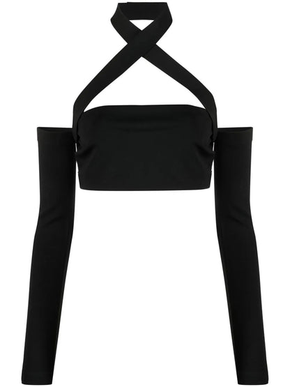 Cross-Strap Cut-Out Top