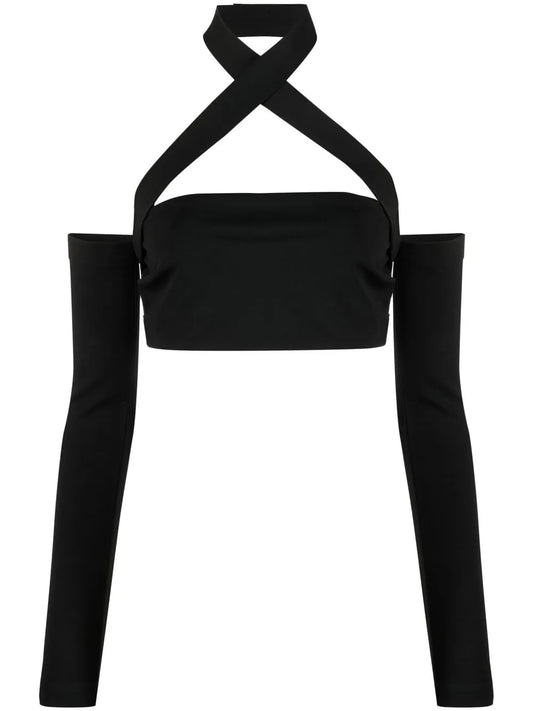 Cross-Strap Cut-Out Top