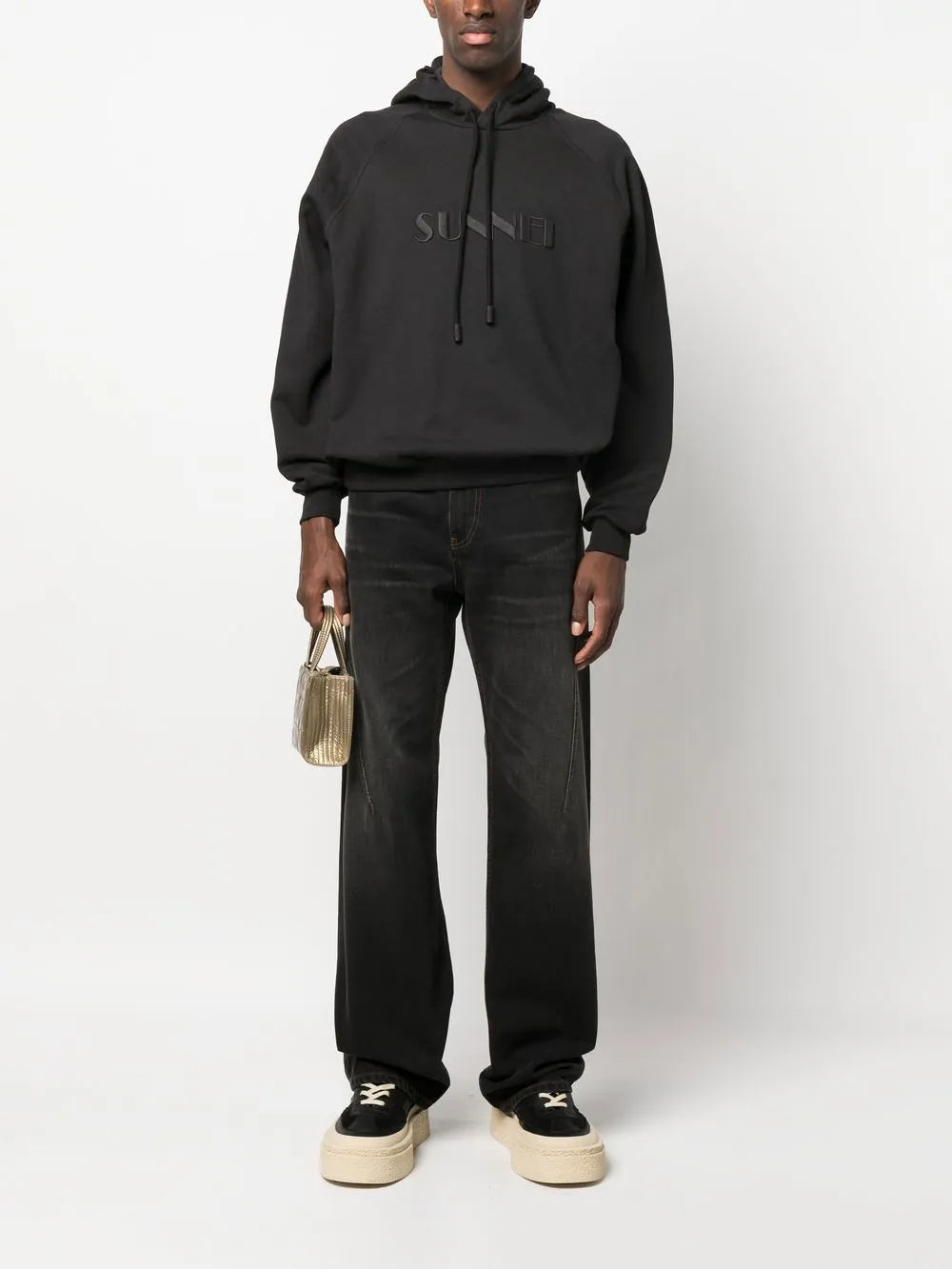 Logo-Embroidered Cotton Hoodie