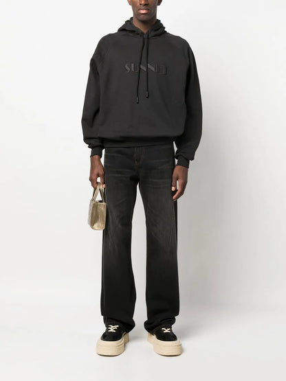 Logo-Embroidered Cotton Hoodie