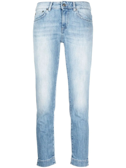 Straight-Leg Cropped Jeans