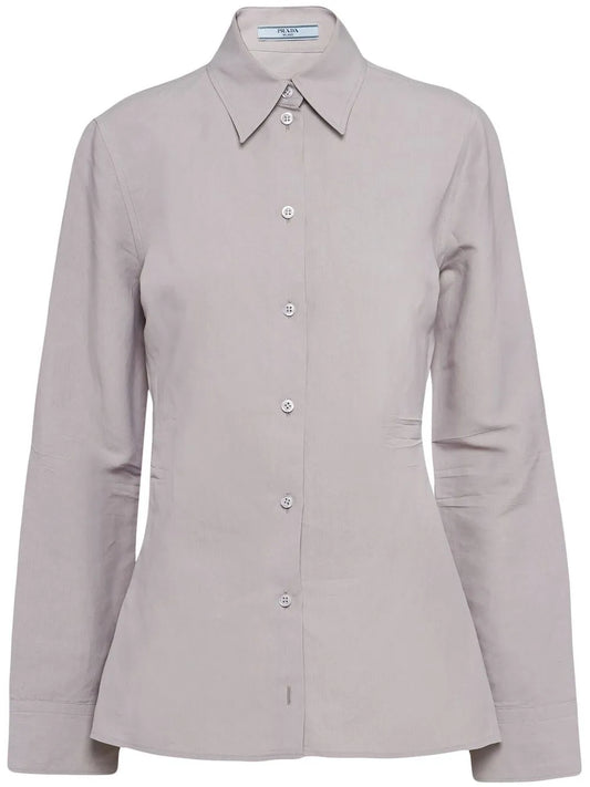 Paper-Based Button-Up Shirt