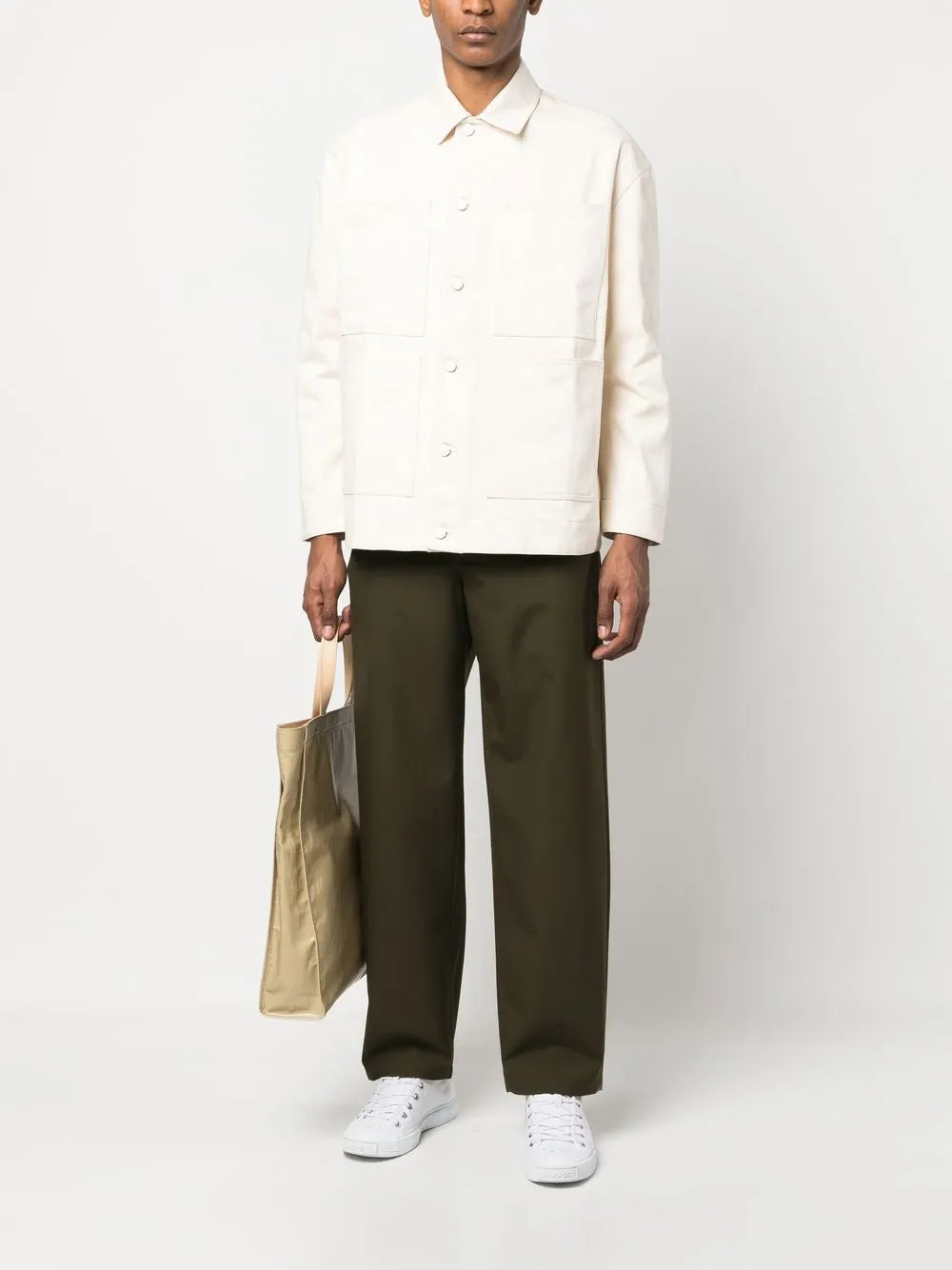 Longsleeved Cotton Shirt Jacket