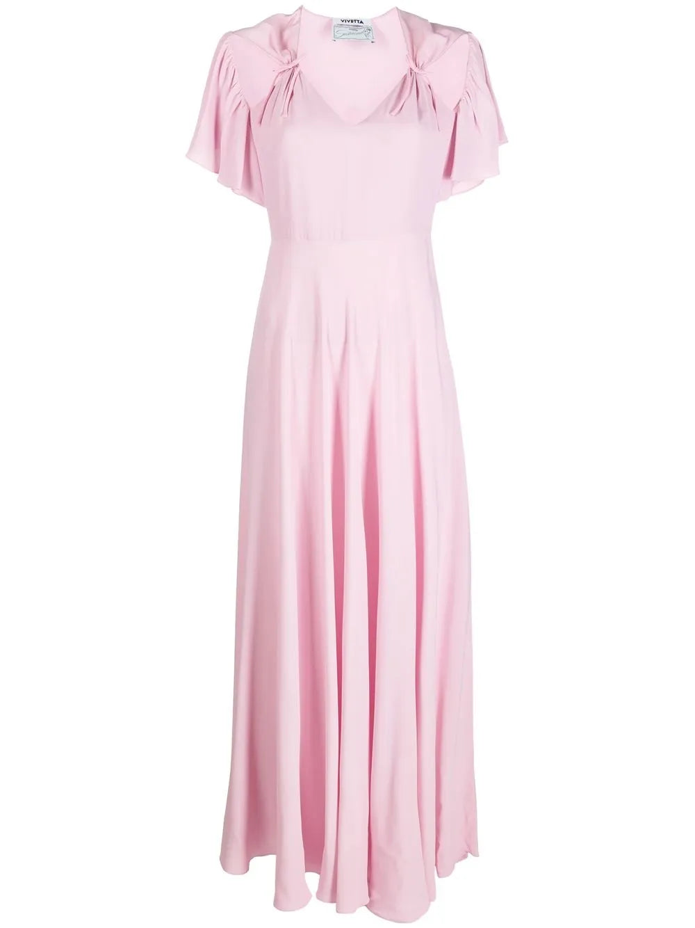 Ruched Cut-Out Maxi Dress