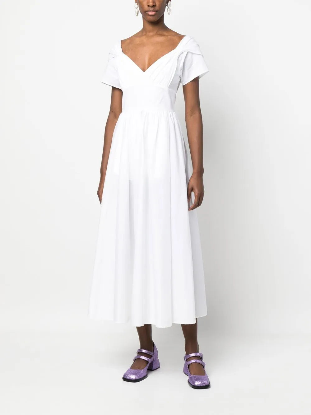 Flared Mid-Length Dress