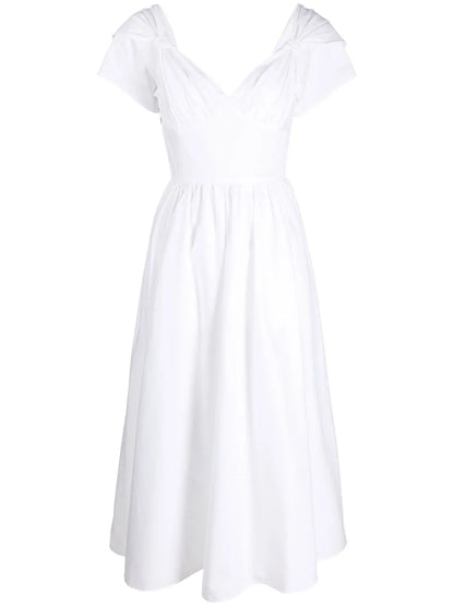 Flared Mid-Length Dress