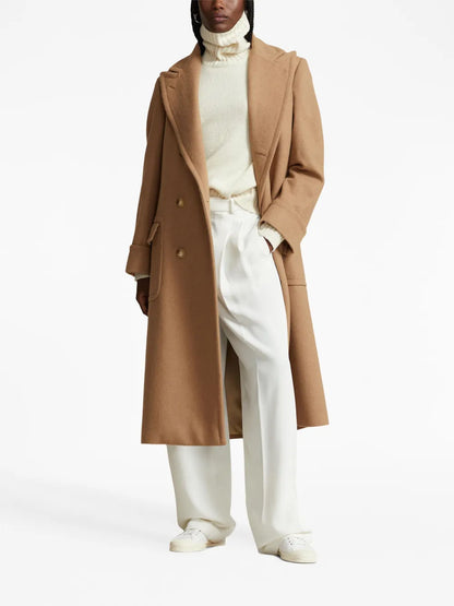 Double-Breasted Wool Coat