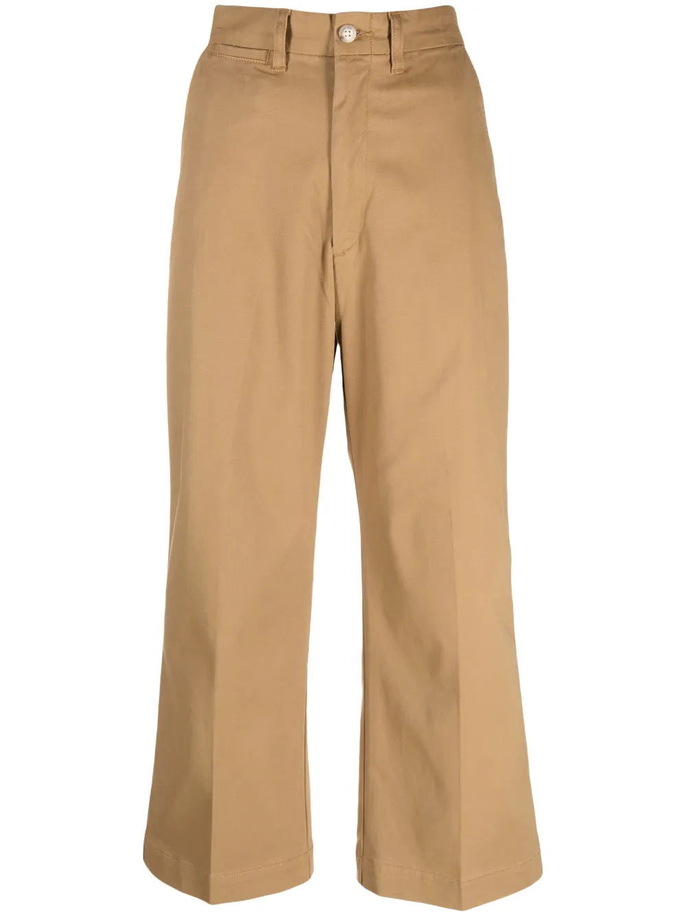 High-Waisted Cropped Trousers