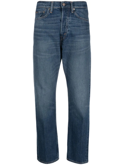 3X1 Rigid High-Waist Cropped Jeans