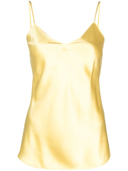 Spaghetti-Straps Silky Top