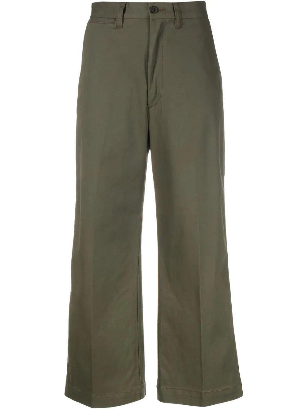 High-Waist Cropped Trousers