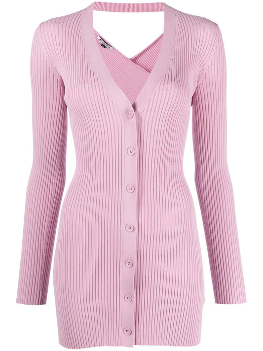Cross Back Knit Cardigan