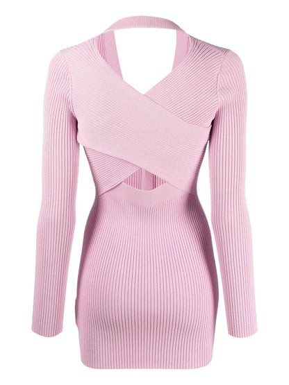 Cross Back Knit Cardigan