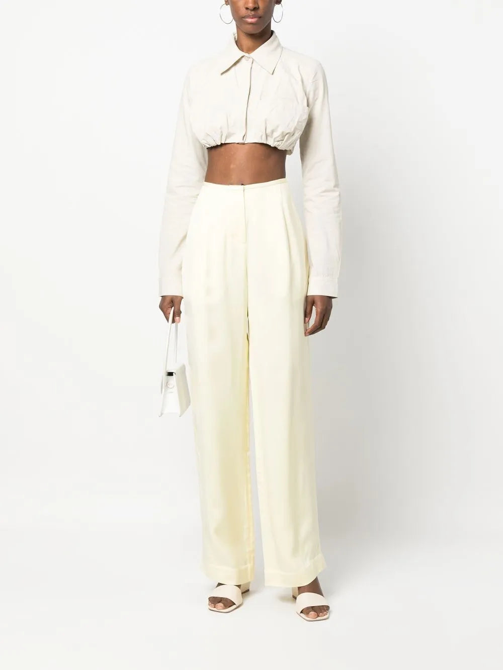 Built-In Bra Cotton Shirt