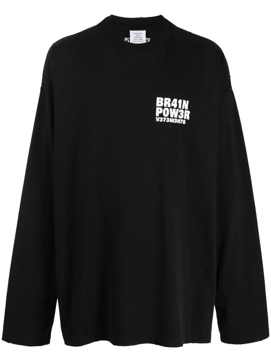Long-Sleeve Cotton T-Shirt
