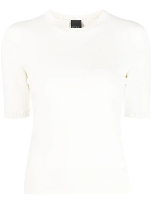 Short-Sleeved Knitted Top