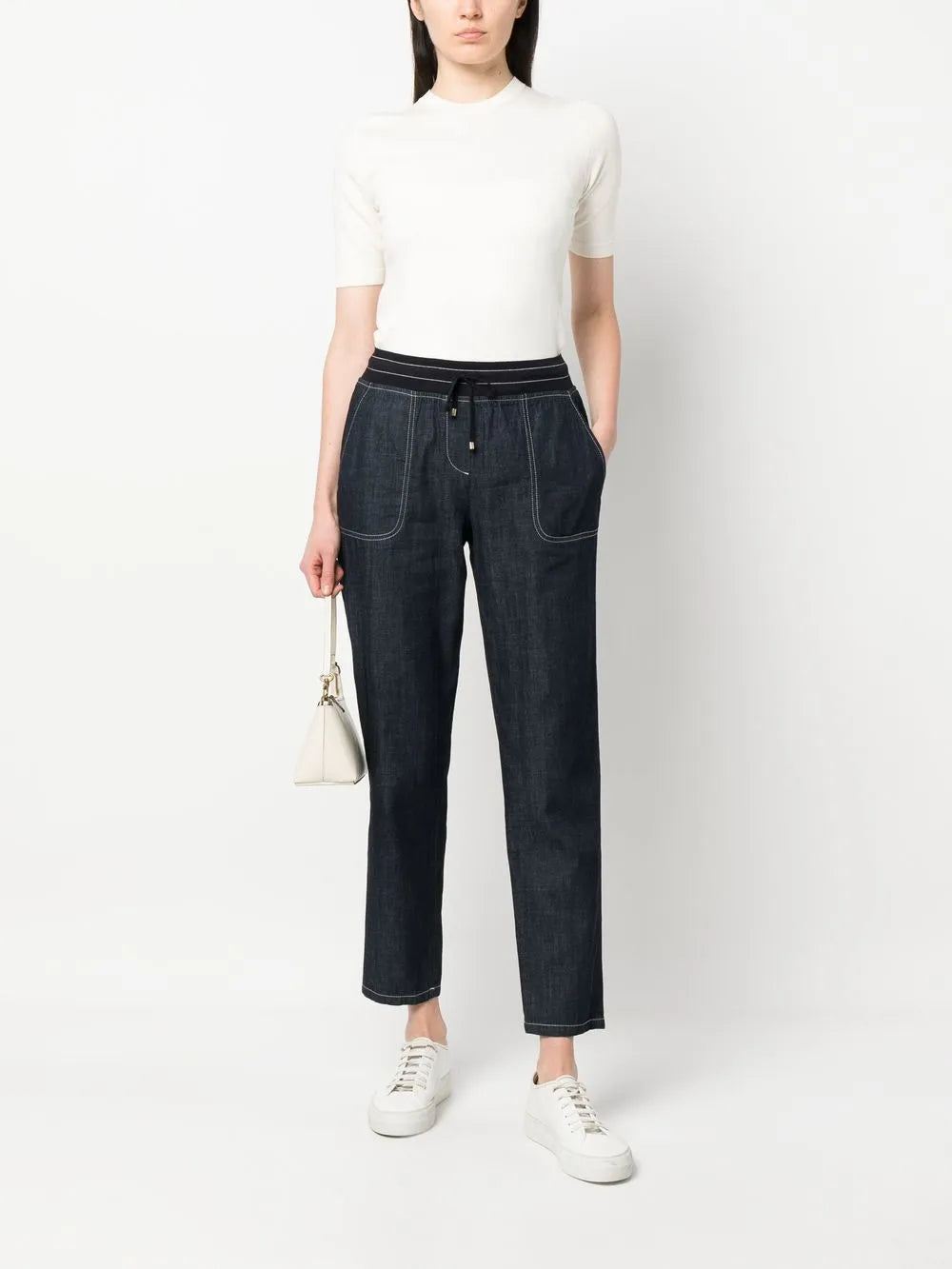 Short-Sleeved Knitted Top