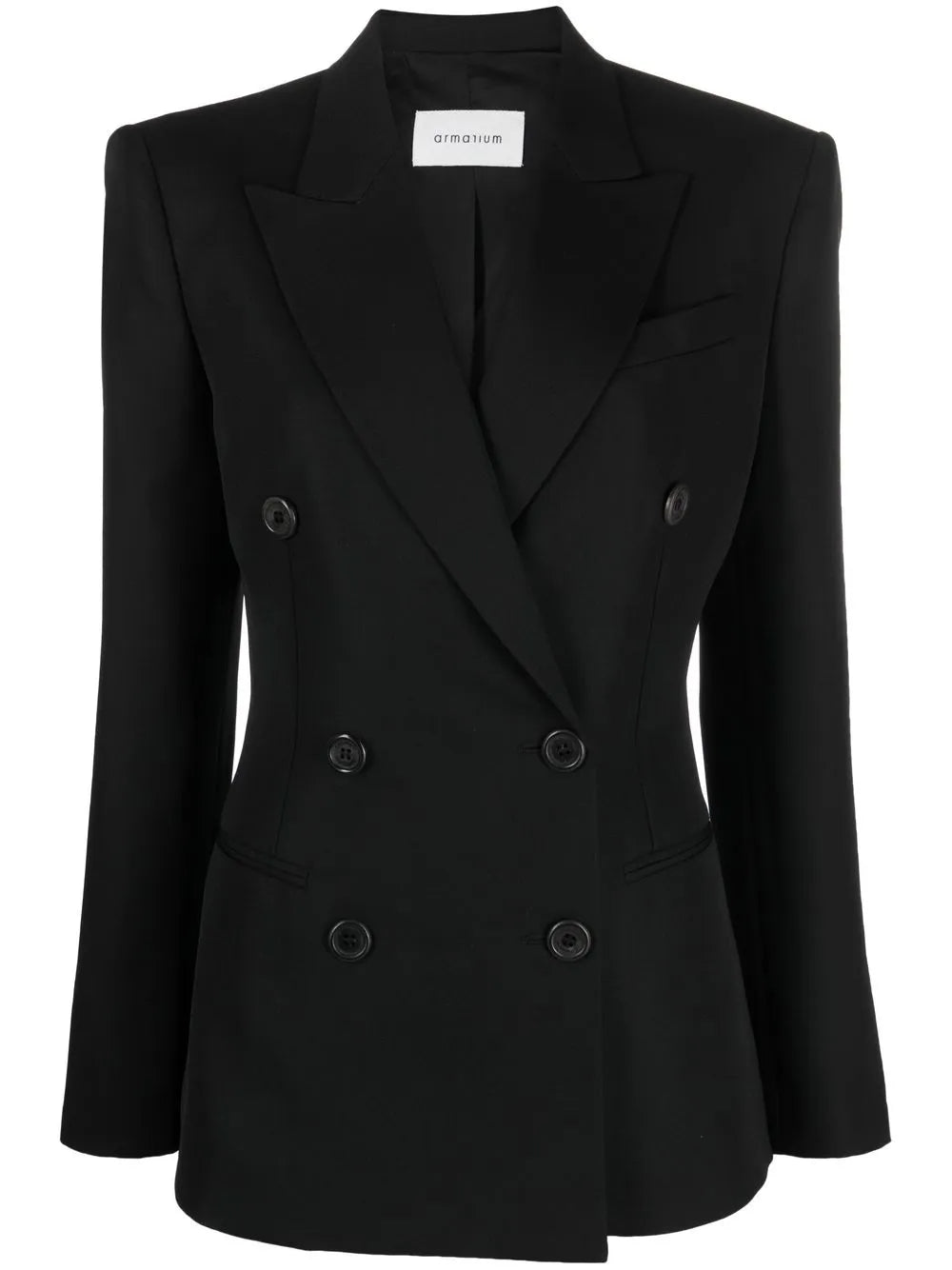 Myra Double-Breasted Wool Blazer