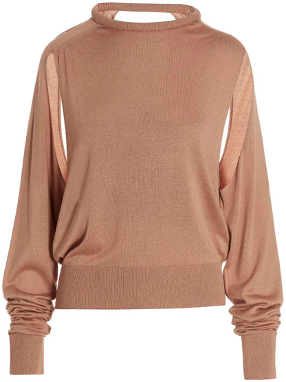 Cut Out-Detail Sweater