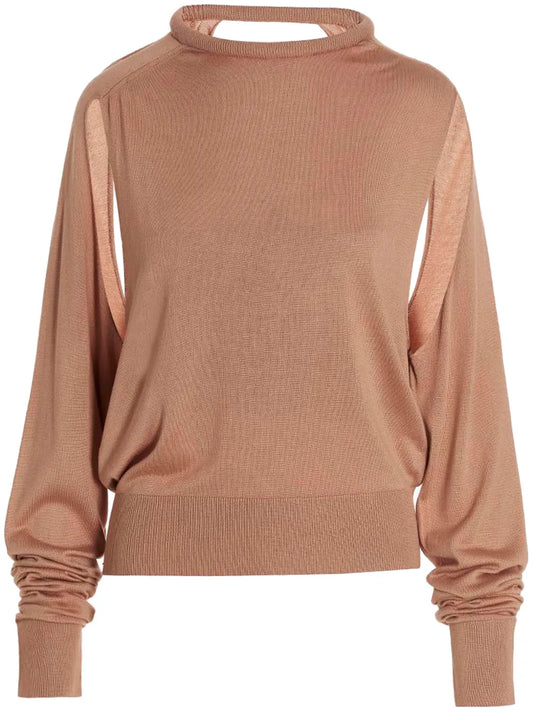 Cut Out-Detail Sweater