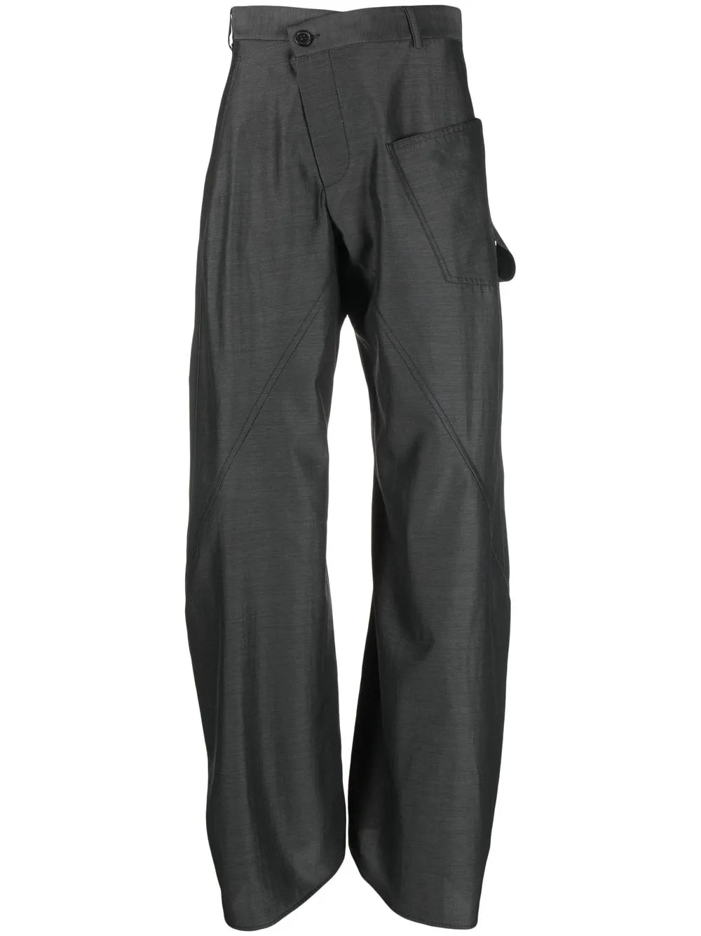 Asymmetric Cargo Trousers