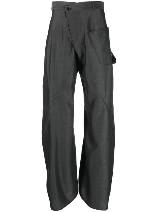 Asymmetric Cargo Trousers