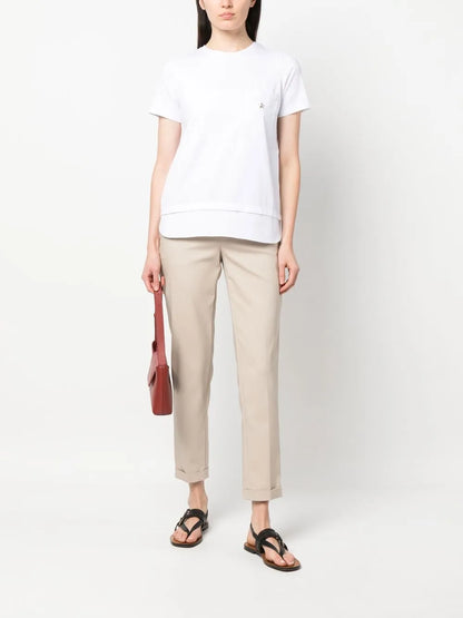 Tailored-Design Cropped Trousers