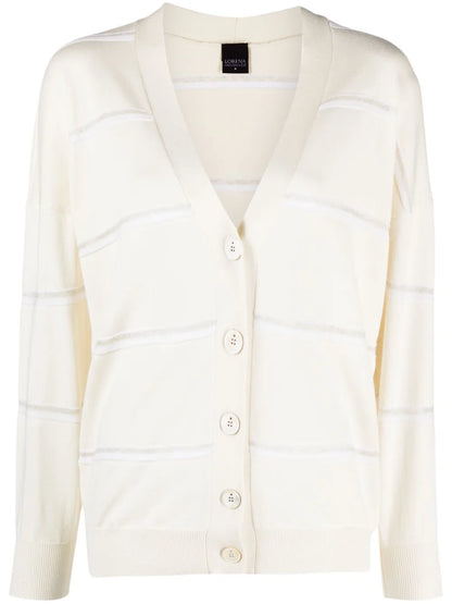 Striped Knitted Cardigan