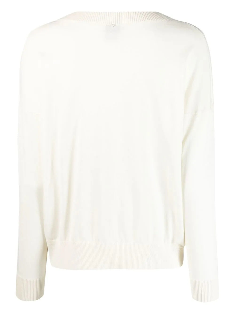 Star-Appliqué Boat-Neck Jumper