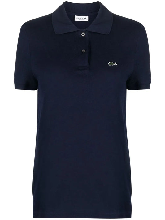 Logo-Patch Cotton-Piqué Polo Shirt