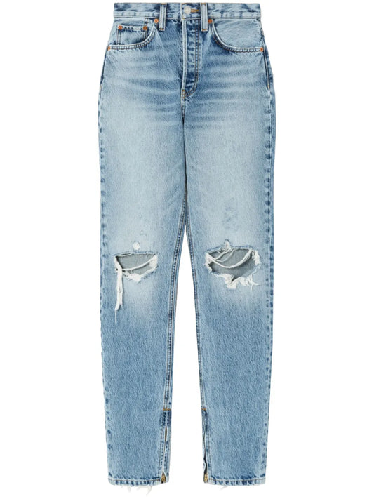 Super High Drainpipe Jeans