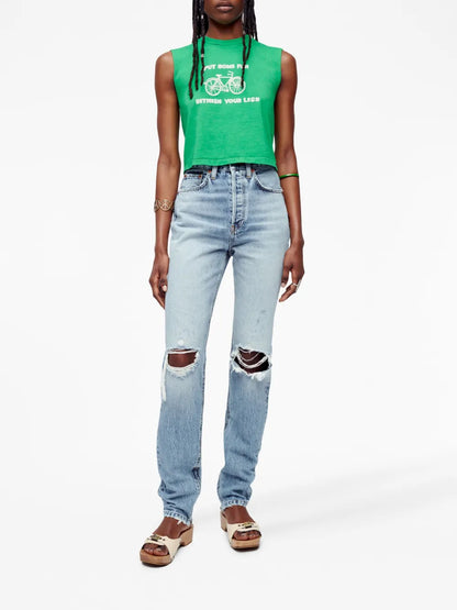 Super High Drainpipe Jeans