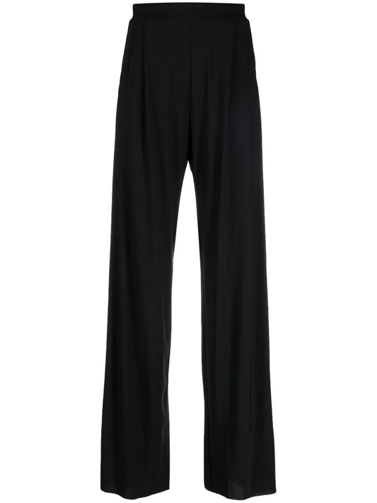 Wide-Leg High-Waisted Trousers