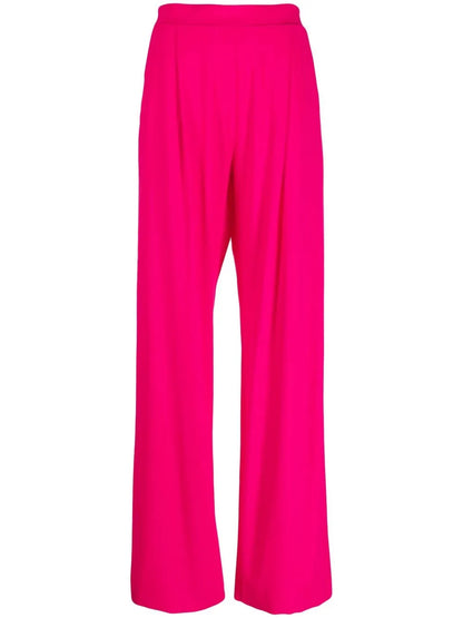 Wide-Leg High-Waisted Trousers