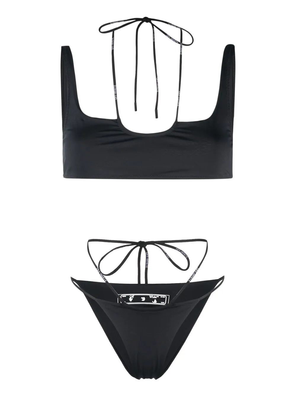 Logo-Print Two-Piece Bikini