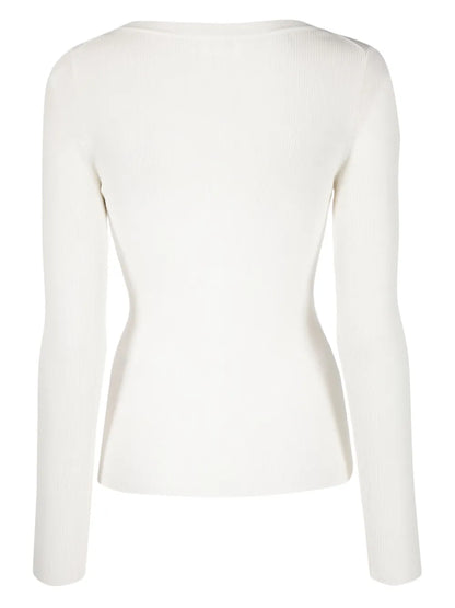 V-Neck Knitted Cardigan