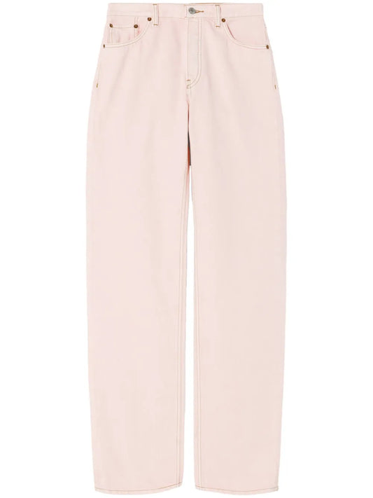 Mid-Rise Loose Jeans