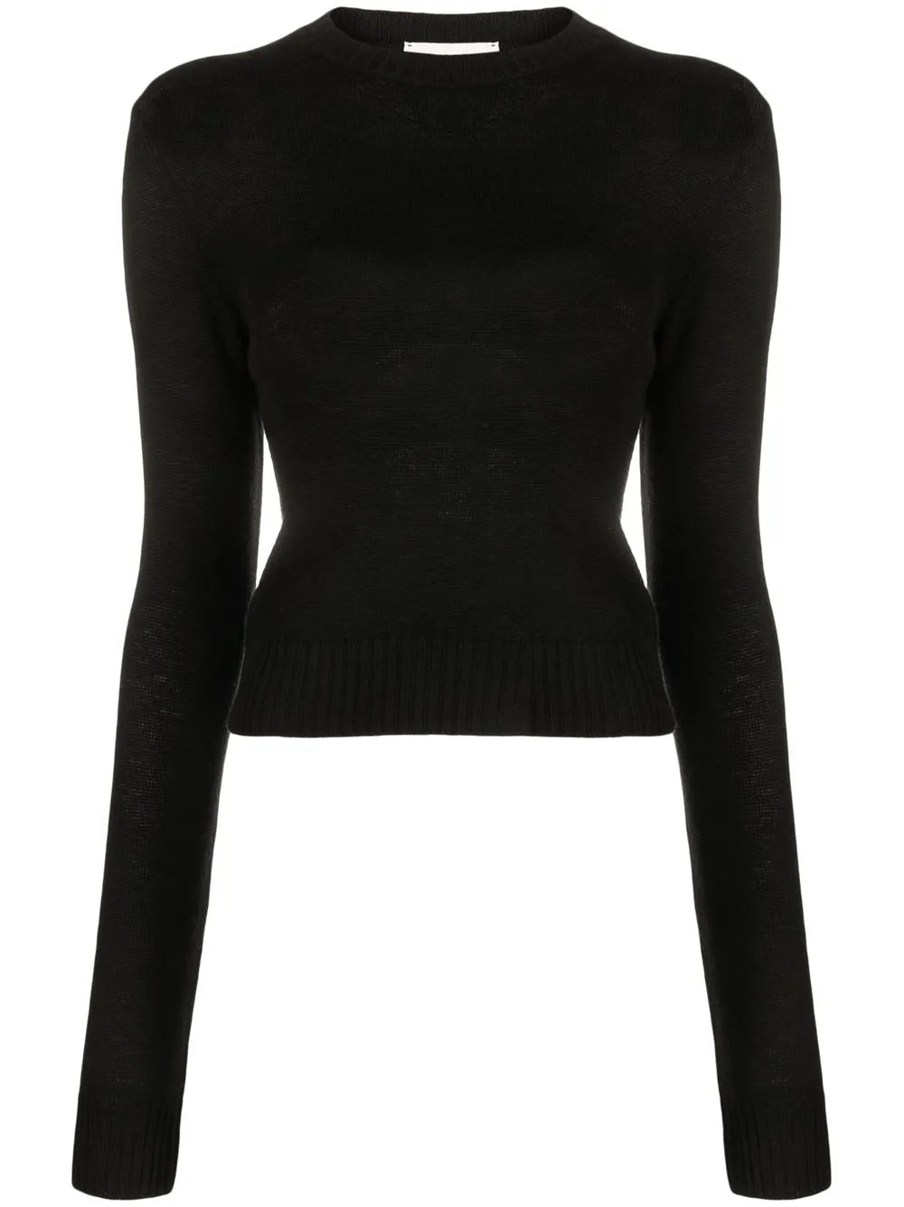 Long-Sleeved Wool Knitted Top