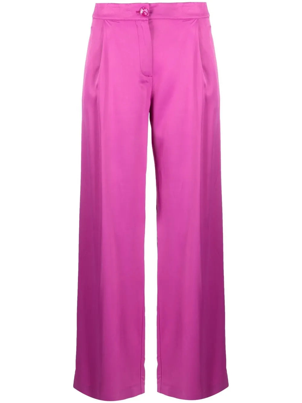 Pleat-Detailing Wide-Leg Trousers